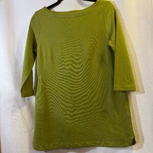 j.Jill tunic top.  Flattering fit size M Petite. Chartreuse is a great neutral.